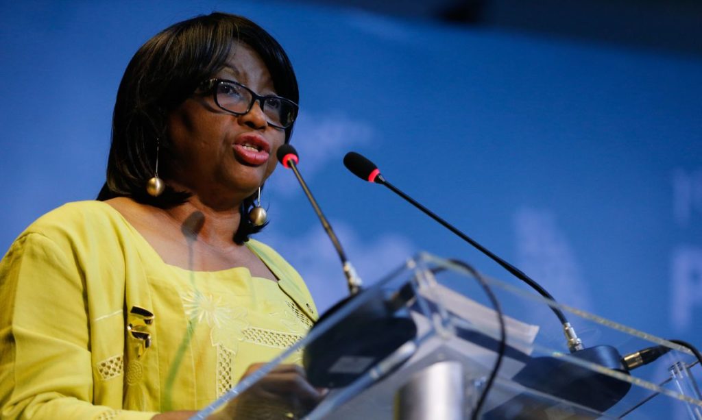 Rio de Janeiro - A diretora da Organização Pan-Americana da Saúde (OPAS), Carissa Etienne, durante abertura do 1º Congresso Internacional de Práticas Integrativas e Saúde Pública, no Riocentro (Tânia 