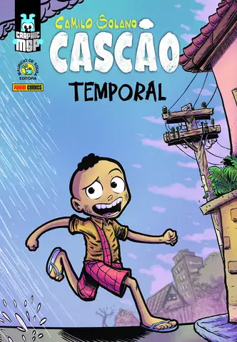 Capa da HQ Cascão Temporal de Camilo Solano (foto: Mauricio de Sousa Editora e Panini Comics/Divulgação)