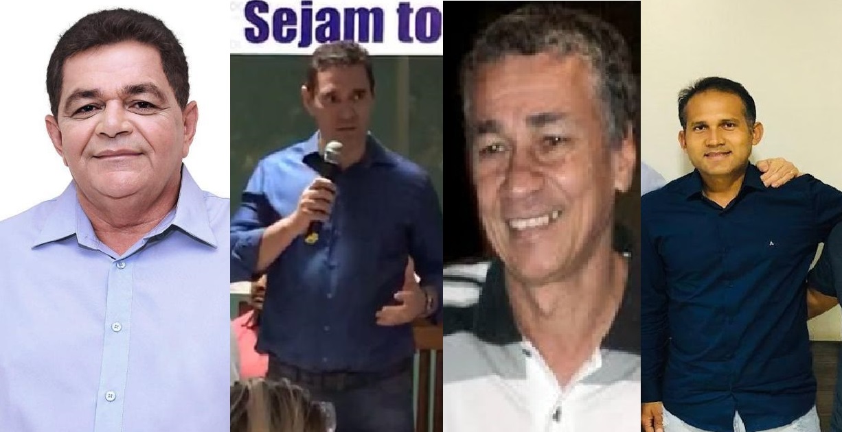 Aluísio Sousa, Dr Benjamim Oliveira, Dr Deusdedith Sampaio e Jardel Bomjardim