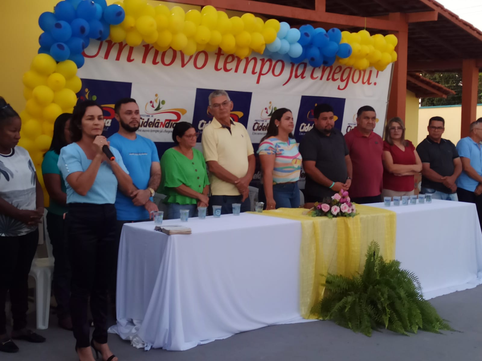 Cerimônia de reinauguração da Unidade Escolar Abraão - Fotos: EBO/Edson Torres/BrenoCell