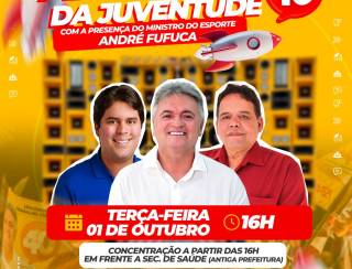 ARRASTÃO DA JUVENTUDE 40 - COM A PRESENÇA DO MINISTRO DO ESPORTE ANDRÉ FUFUCA