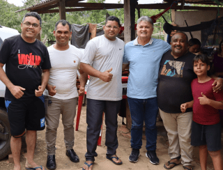 Prefeito Franklim Duarte Visita Retiros Espirituais em Bom Jesus das Selvas Igreja CEADSETA (Pastor Rafael Silva)