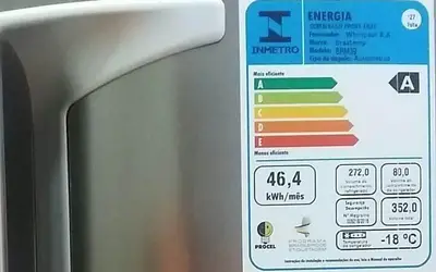 Geladeiras devem exibir hoje nova etiqueta de eficiência energética 