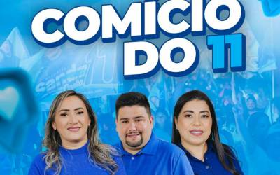 É HOJE! COMICÍCIO DO 11 - SOL BRILHANTE I